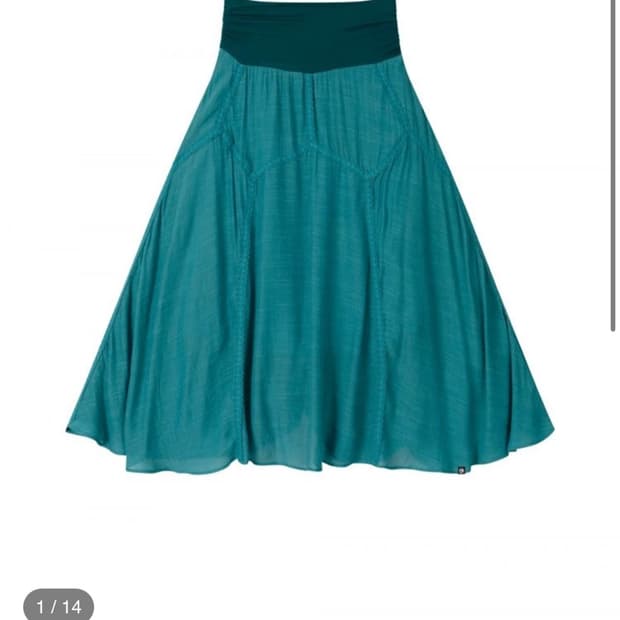 어스지구 스커트 FOREST LONG SKIRT (TEAL)