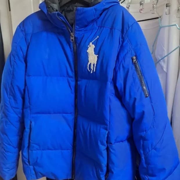 폴로 빅포니 패딩 xl