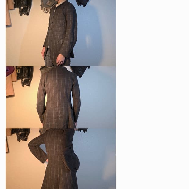 Christopher nemeth 3d check jacket