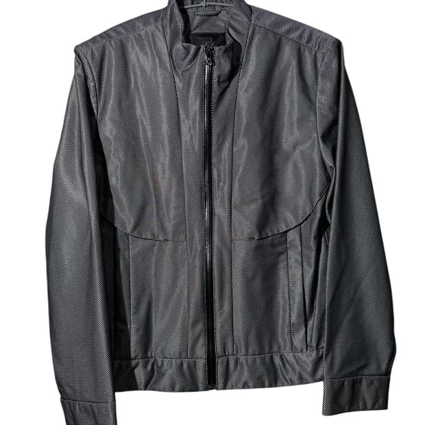 calvin klein 실버 블루종 자켓