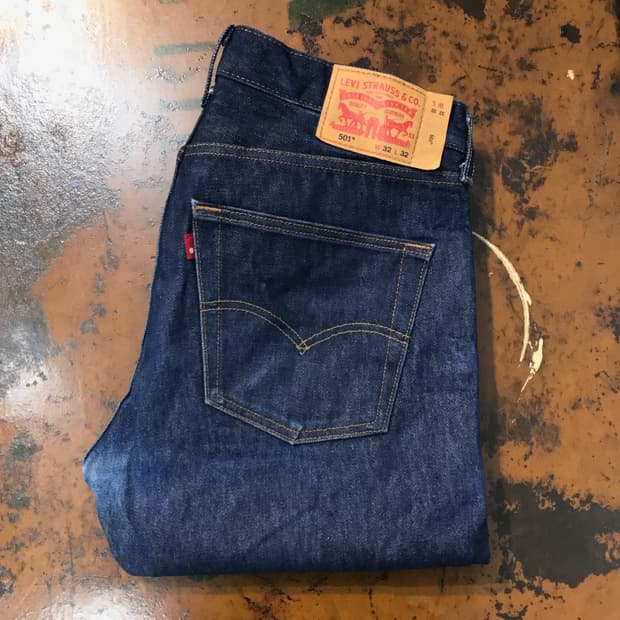 리바이스 501 진청 데님 팬츠 허리 34 35 사이즈