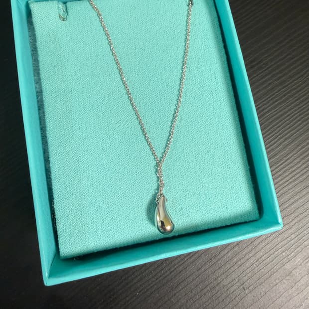 티파니 티어 드롭 목걸이