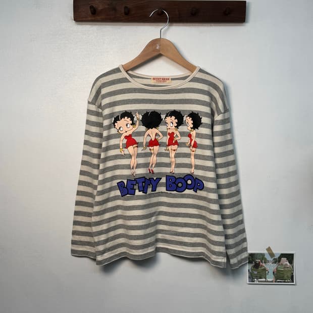 베티붑 스트라이프 롱슬리브/T141