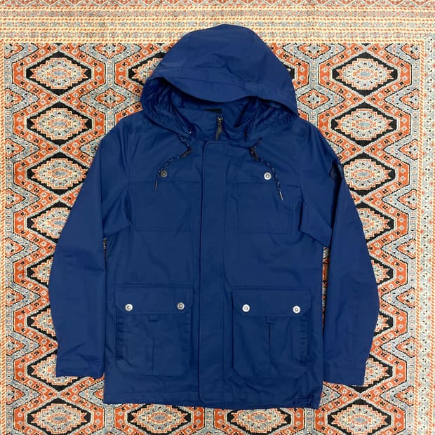 노스페이스 블루 포켓 바람막이 자켓 남성90