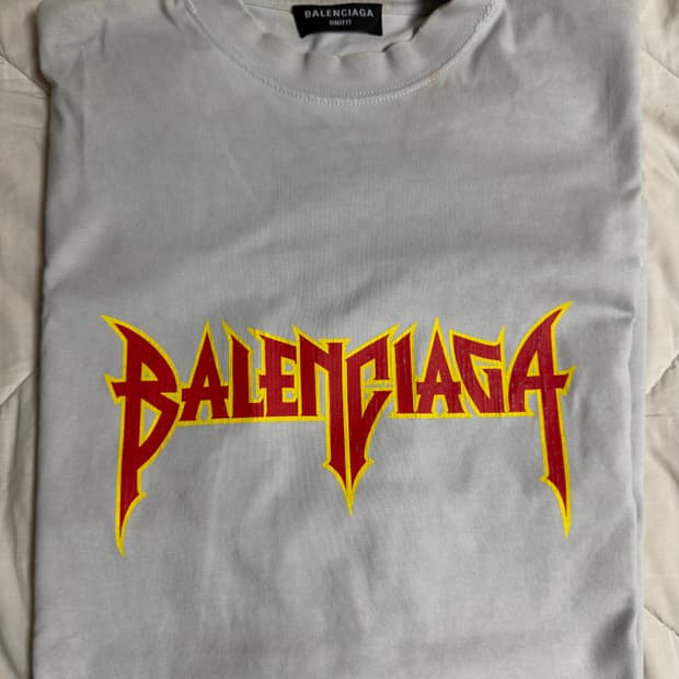 발렌시아가 메탈리카 반팔 티셔츠 1