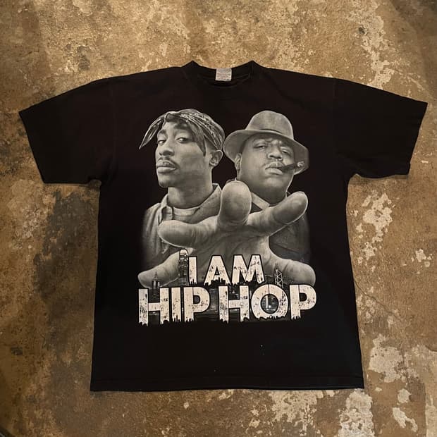 빈티지 힙합 티셔츠 (2XL)