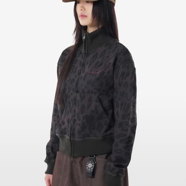 아캄 레오파드 트랙 집업 자켓