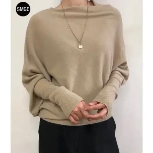 소프트마가린 피치피크닉 언발란스 니트