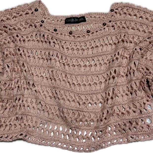빈티지 세실맥비 크로셰 니트