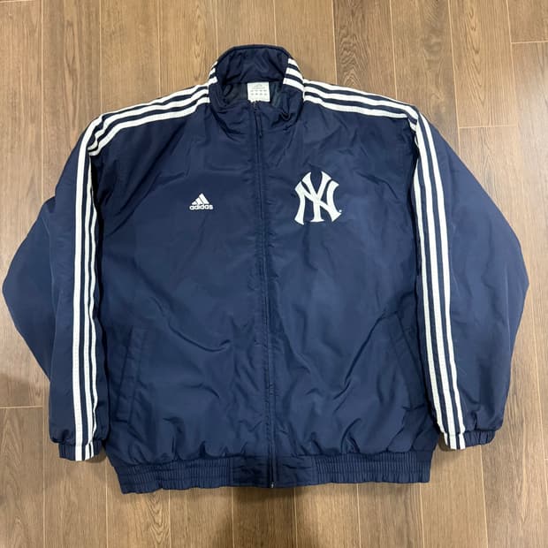 (XL) 00s 아디다스 뉴욕 양키스 양키즈 누빔 점퍼 패딩 자켓