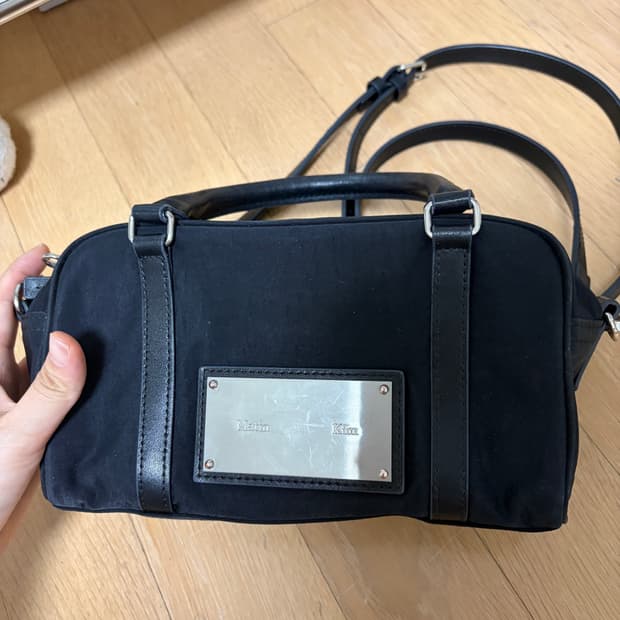마뗑킴 스포티 토트백 블랙