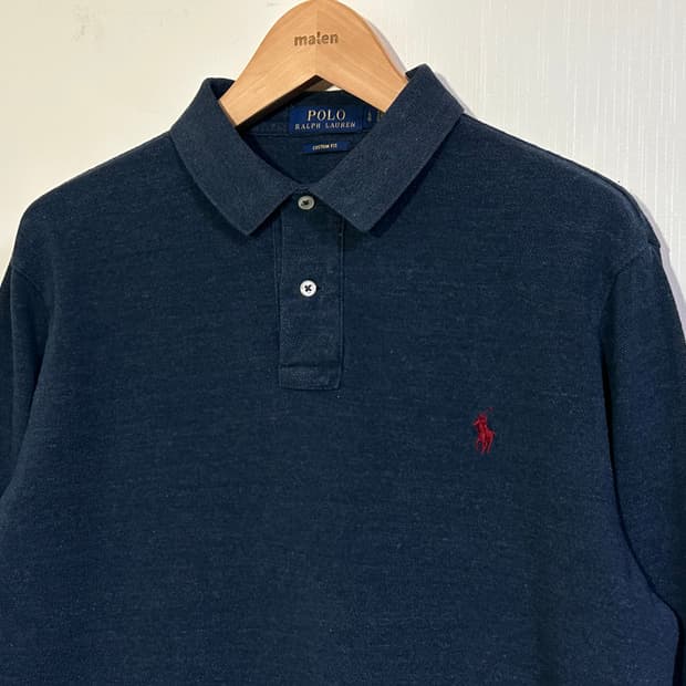 폴로 랄프로렌 피케 카라 니트 L/네이비