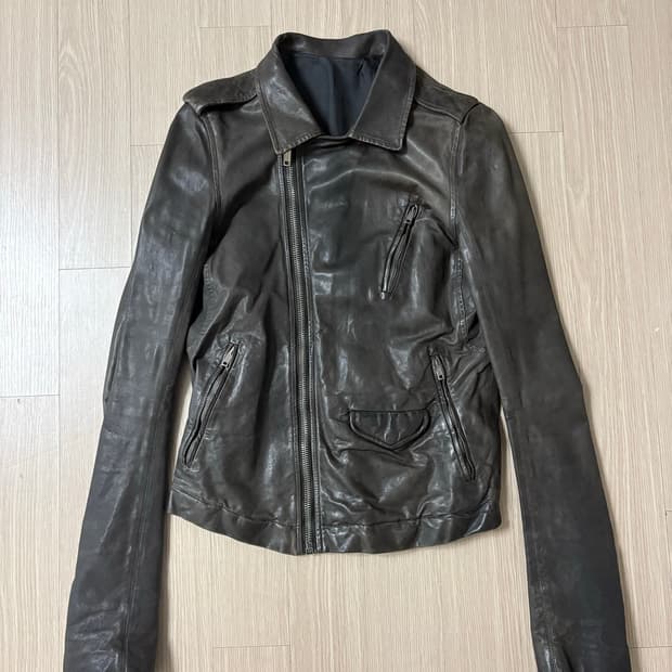 릭오웬스 (Rick Owens) 11SS ANTHEM 가죽 라이더 자켓