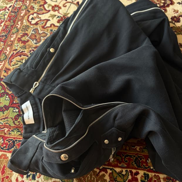 [46]24FW 키코 코스타디노브 녹스 트라우저 레이븐 블랙