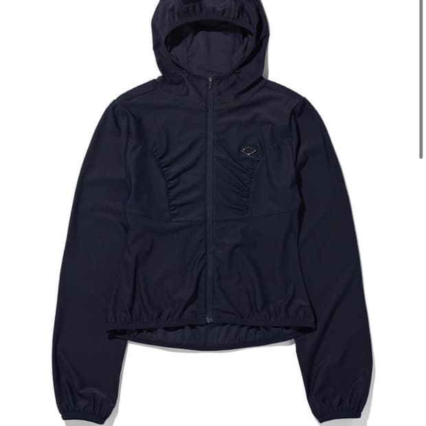  미스치프 후드 와플 집업 M