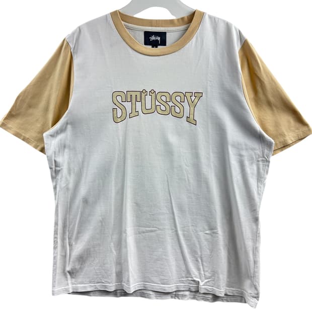 스투시 베이지 링거티셔츠1219