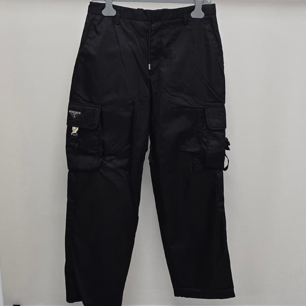 프라다 리나일론 와이드 카고 팬츠 바지 46사이즈 판매
