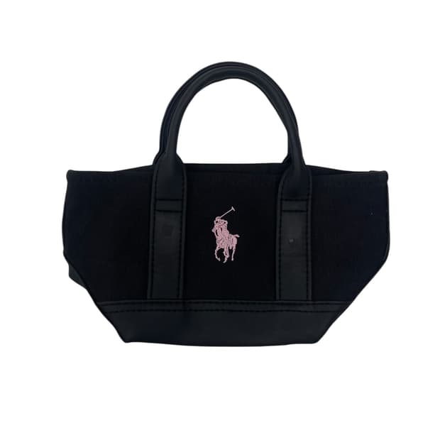 폴로 랄프로렌 블랙 미니 토트백