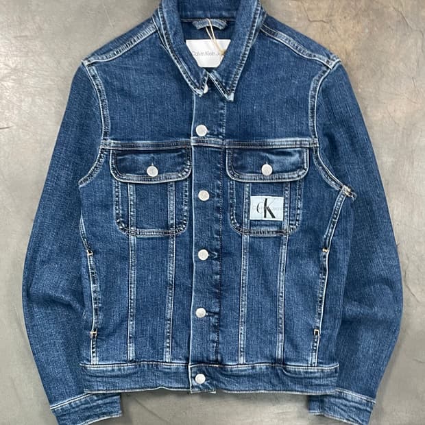 캘빈 클라인 데님 트러커 자켓