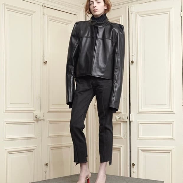 베트멍 2014 박시 레더 자켓 M