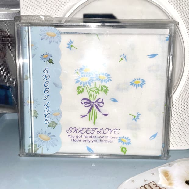 고전 손수건 cd케이스