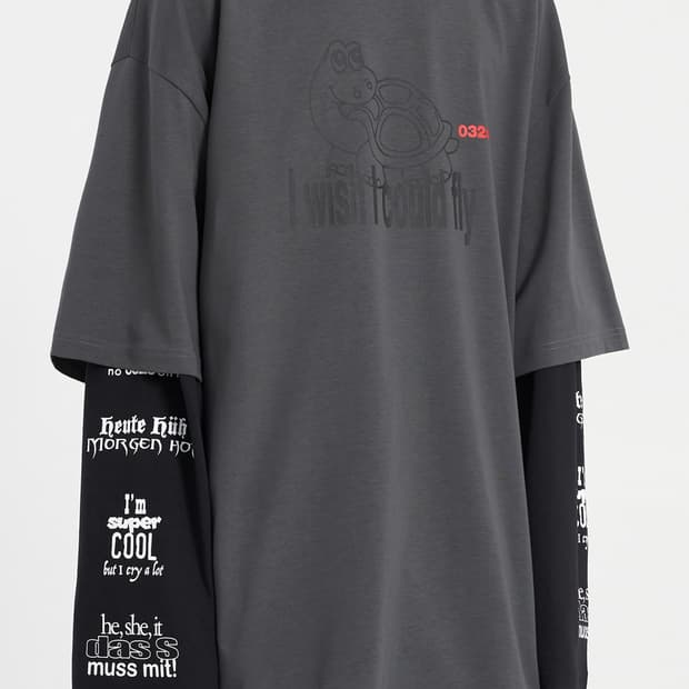 (XL) 032c 버디 오버사이즈드 티셔츠