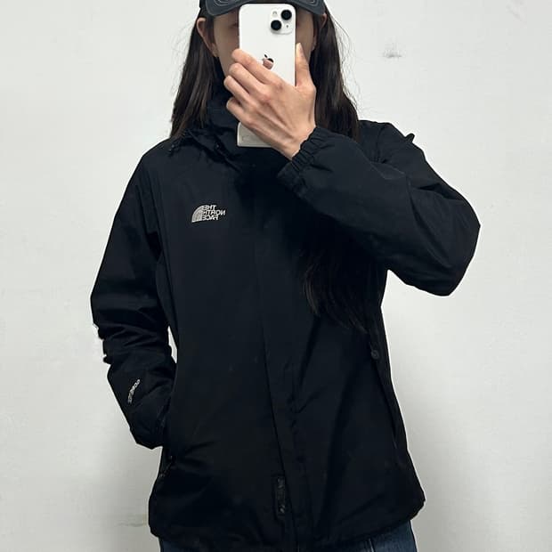 노스페이스 고어텍스 바람막이 자켓 블랙