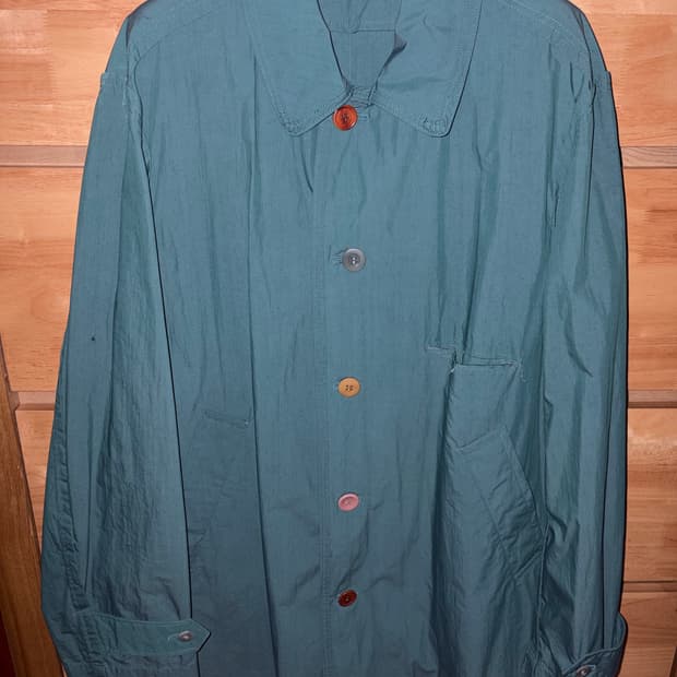 언더커버 버튼 코트