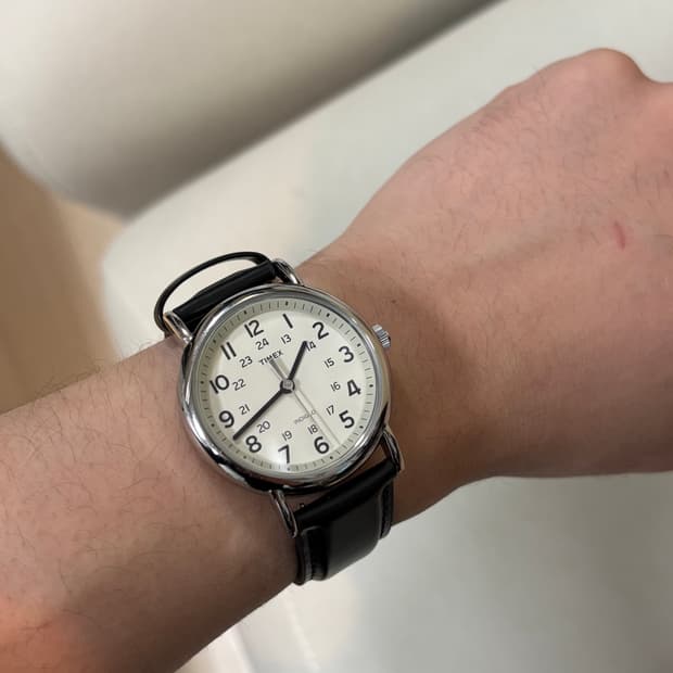 타이맥스 시계 레더 스트랩