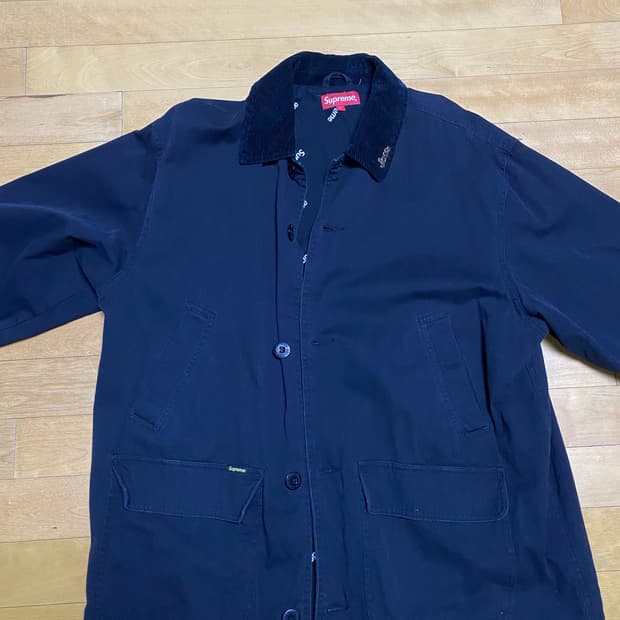 21SS 슈프림 반 코트 블랙