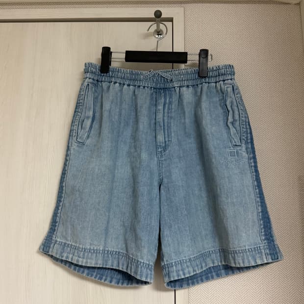 (48) 24ss 우영미 데님 밴딩 쇼츠 반바지