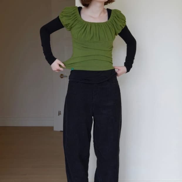 노컨텐츠 레이어드 티