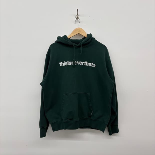 디스이즈네버댓 그린 후드티 XL