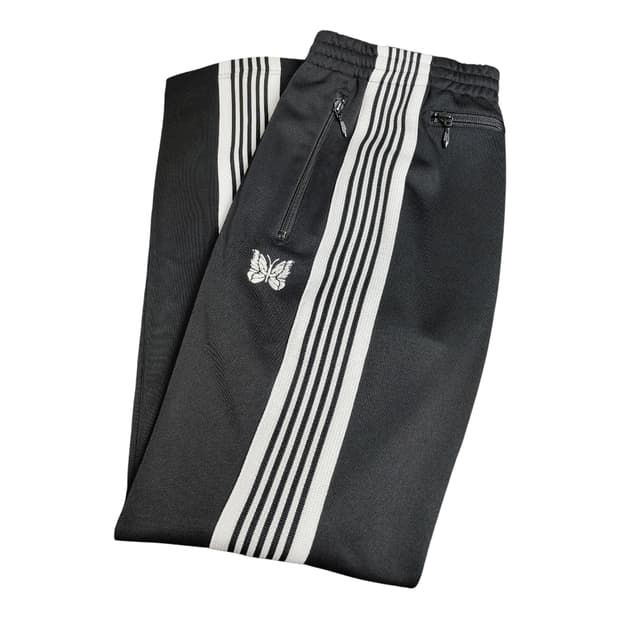 니들스 트랙팬츠 네로우핏 검흰 s사이즈