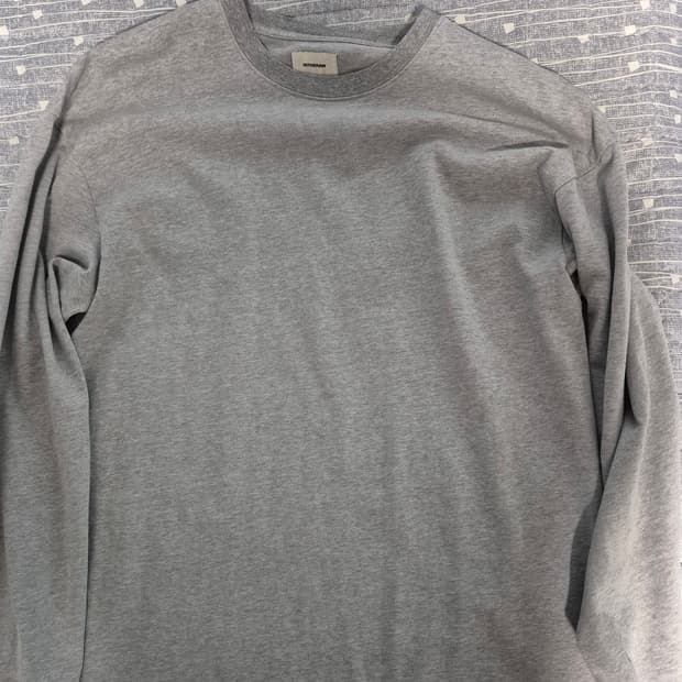 인더로우 롱슬리브 2 그레이