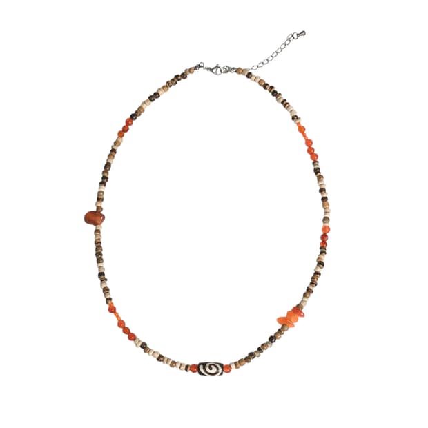 spiral ember necklace