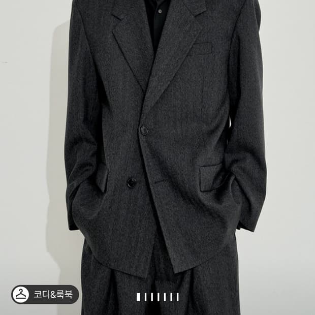 시스템옴므 울 오버사이즈 자켓 95사이즈