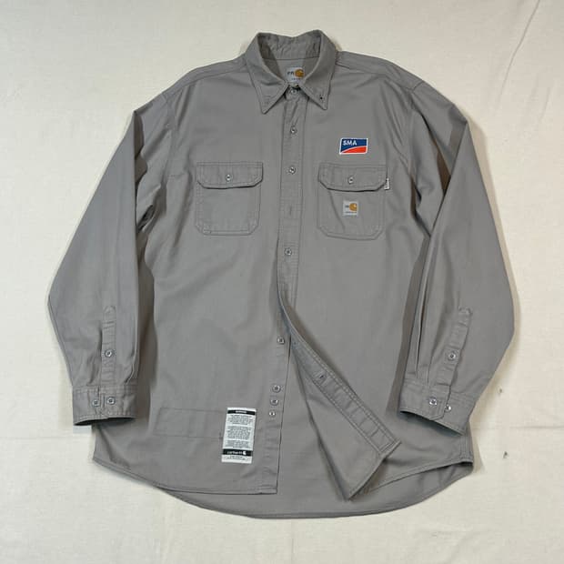 XL) 칼하트 OG 투포켓 워크웨어 FR 방염 코튼 셔츠 정품