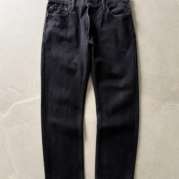 Levi's 505 Black Washing Denim Pants