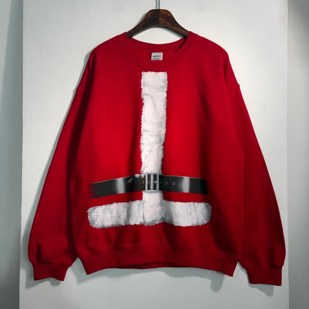 [L] U.S.A. 크리스마스 어글리니트 산타 스웻 셔츠 맨투맨 L