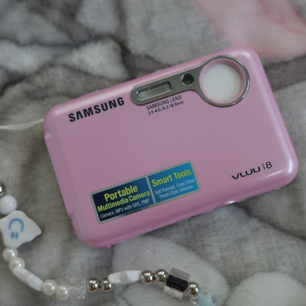 삼성 블루 VLUU i8 디카 핑크