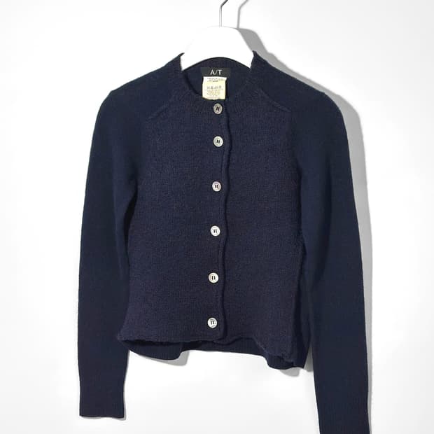 아츠로 타야마 레이어드 니트 가디건