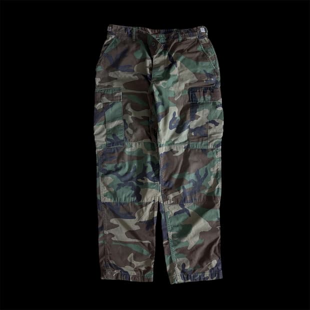vintage woodland 카모팬츠