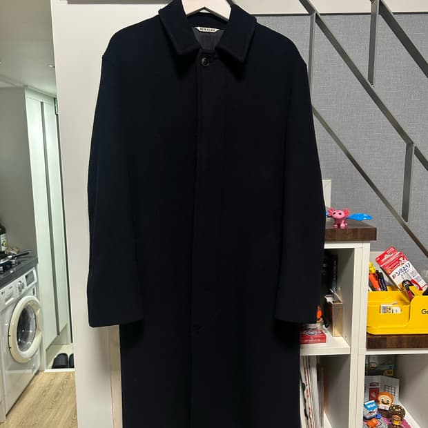 오라리 수티앵 코트 3 사이즈 (다크네이비)