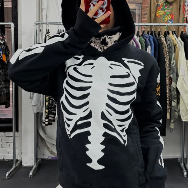 밴슨 레더 본 후드티