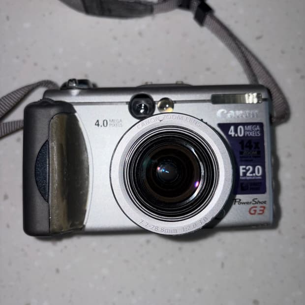캐논 Powershot G3 디지털 카메라