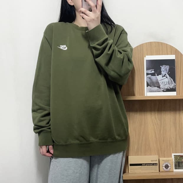 [정품] 나이키 카키 푸츄라 맨투맨 [ XXL ]