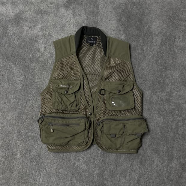 Montbell utility multi pocket vest