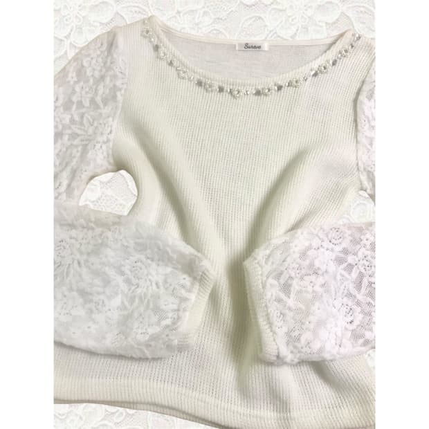 일본빈티지 히메갸루 라떼갸루 니트