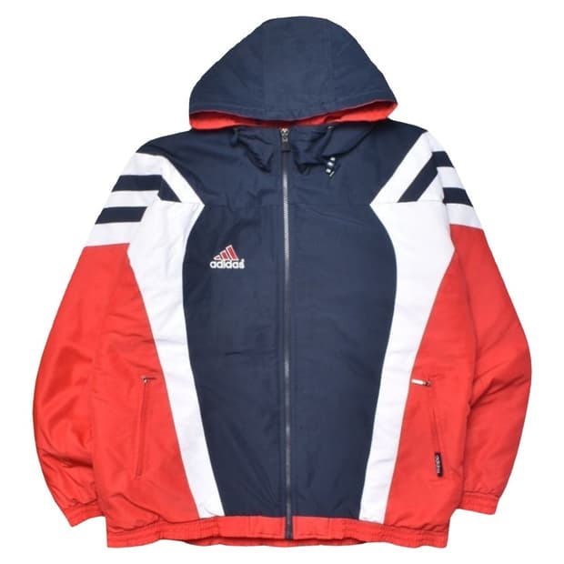 90S 아디다스 바람막이 누빔점퍼 105 N0909